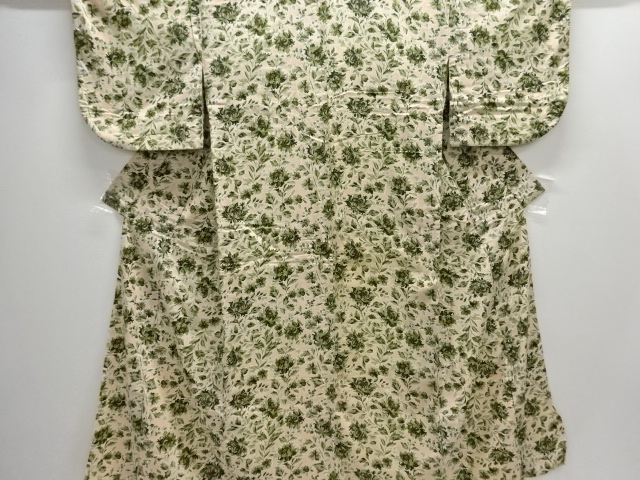 アンティーク　花模様着物